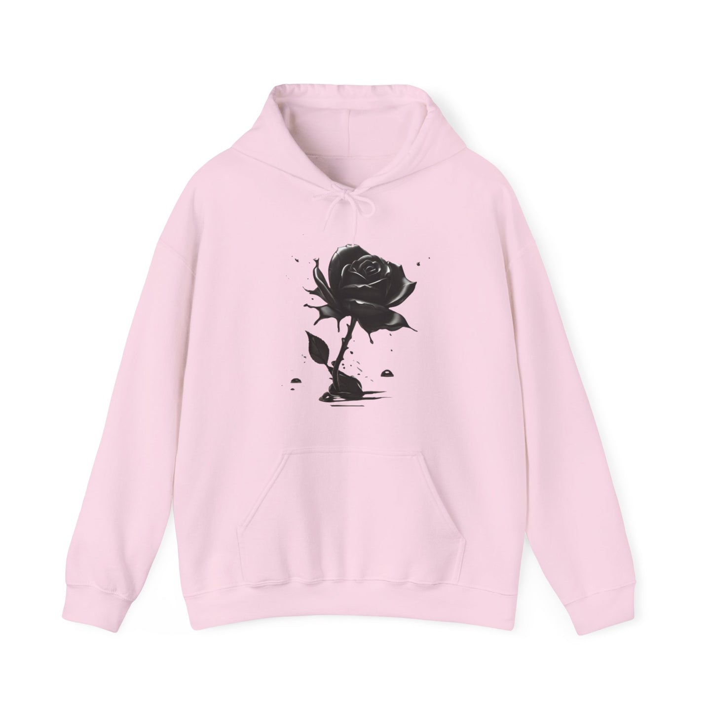Black Rose - Unisex Hooded Sweatshirt