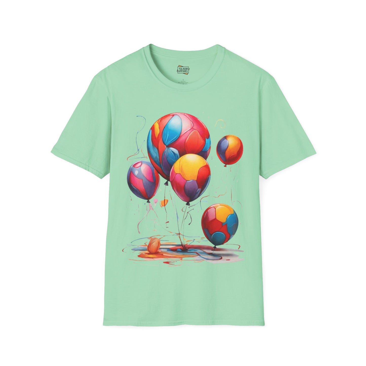 Colourful Messy Balloons - Unisex T-Shirt