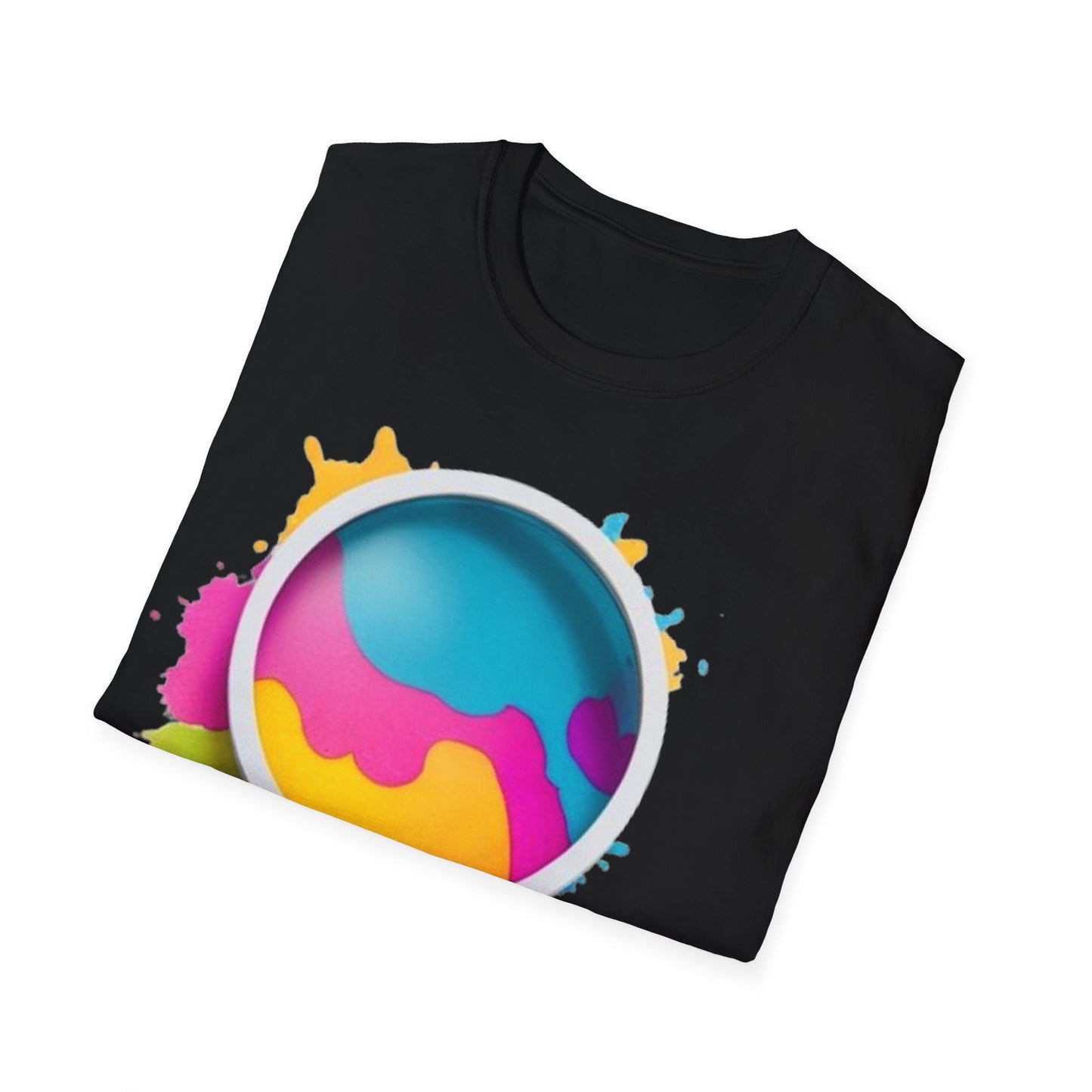 Colourful Magnifying Glass - Unisex T-Shirt