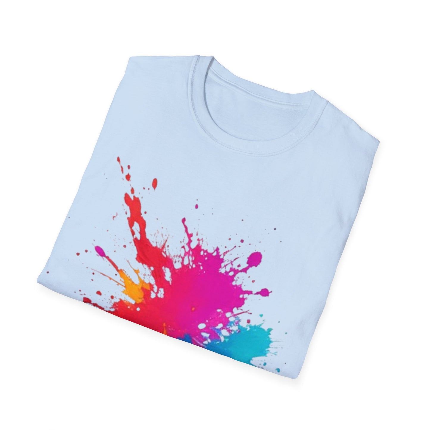 Colourful Paint Splatter - Unisex T-Shirt