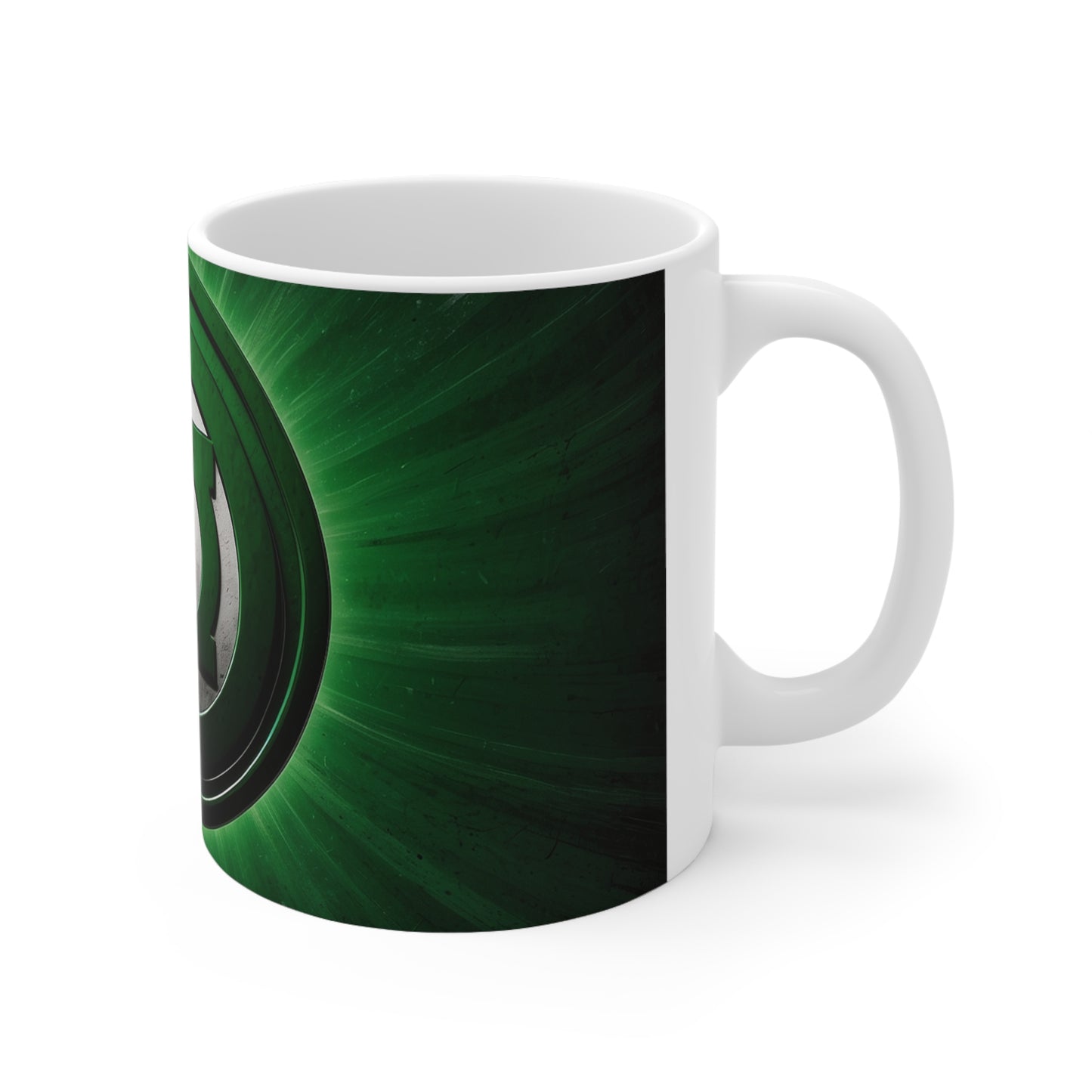 Green Lantern Logo Mug - Ceramic Coffee Mug 11oz