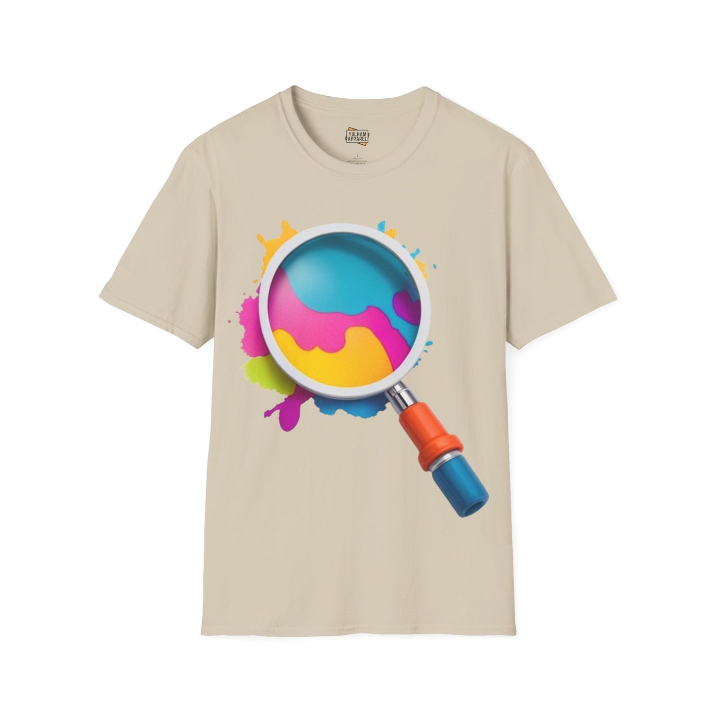 Colourful Magnifying Glass - Unisex T-Shirt