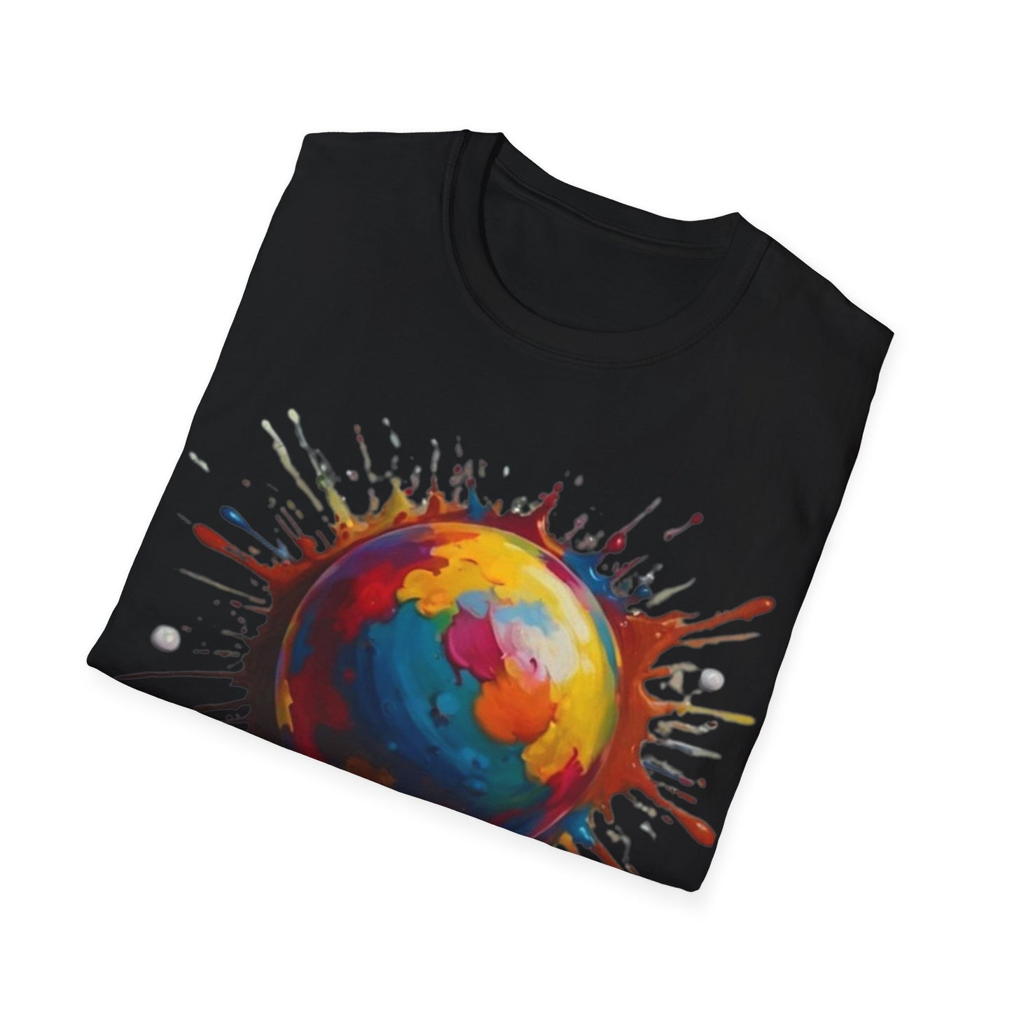 Messy Colourful Cannonball - Unisex T-Shirt