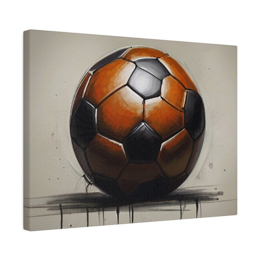 Antique Football Sketch - Matte Canvas, Stretched, 0.75"
