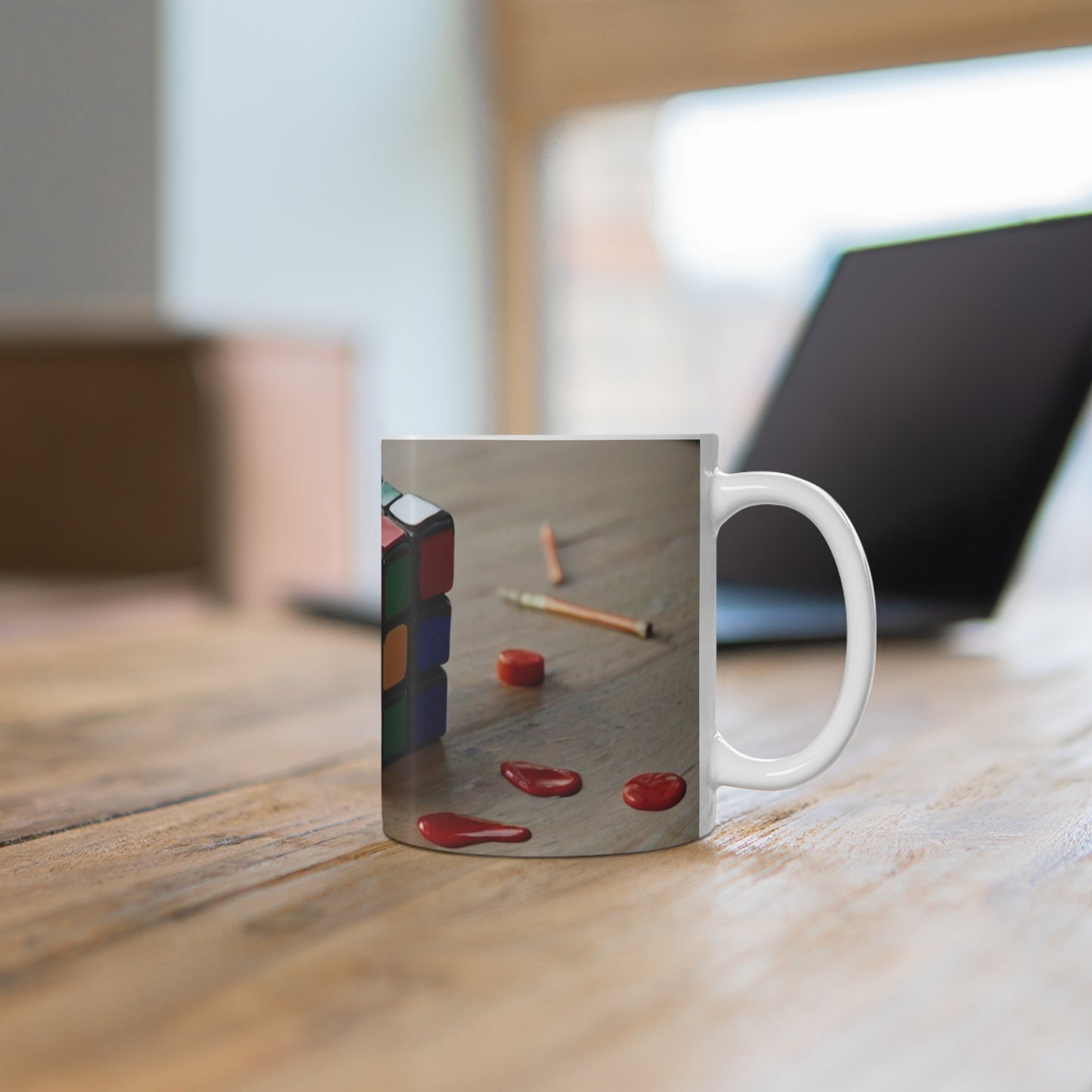 Rubik's Cube Mug - Ceramic Coffee Mug 11oz