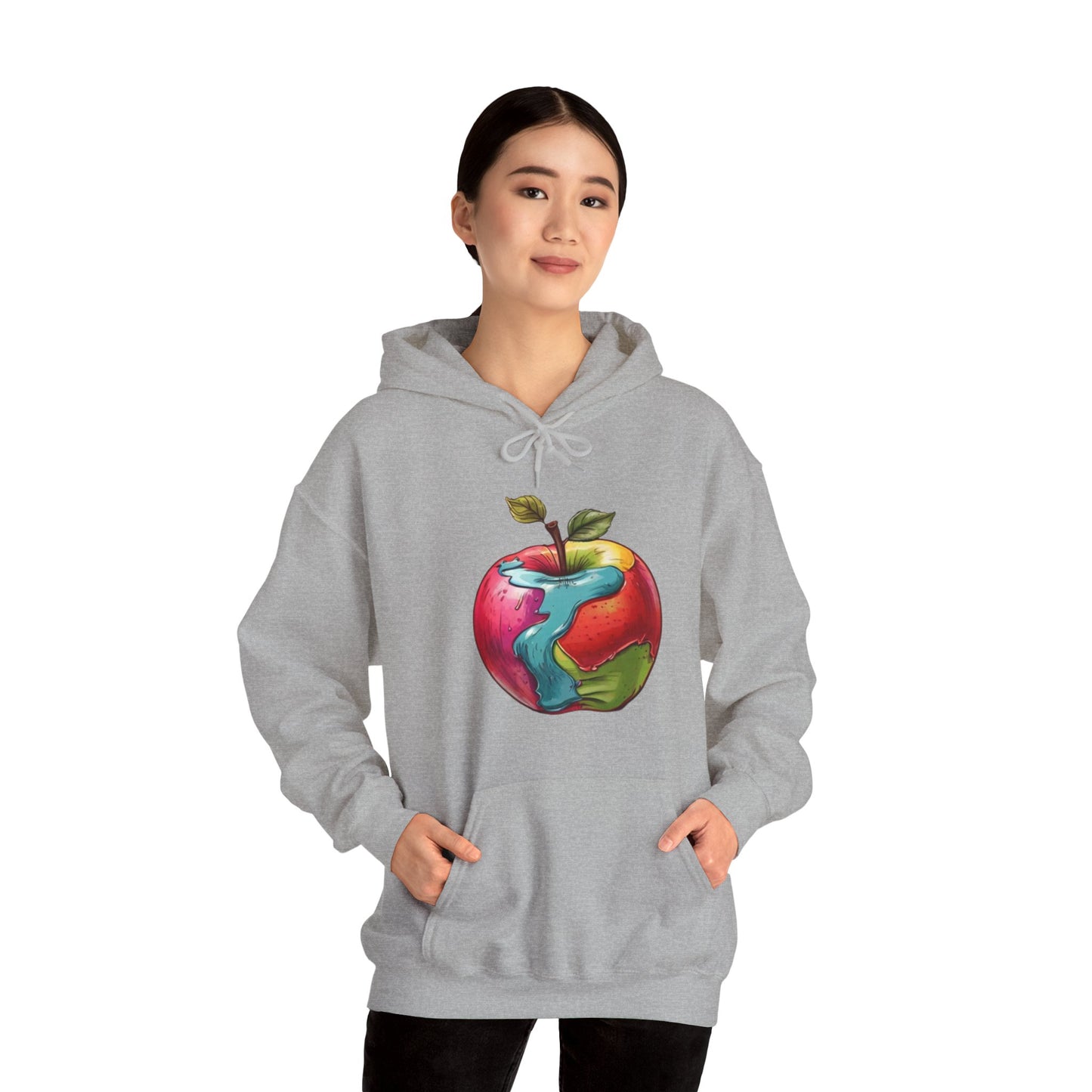 Colourful Apple - Unisex Hooded Sweatshirt