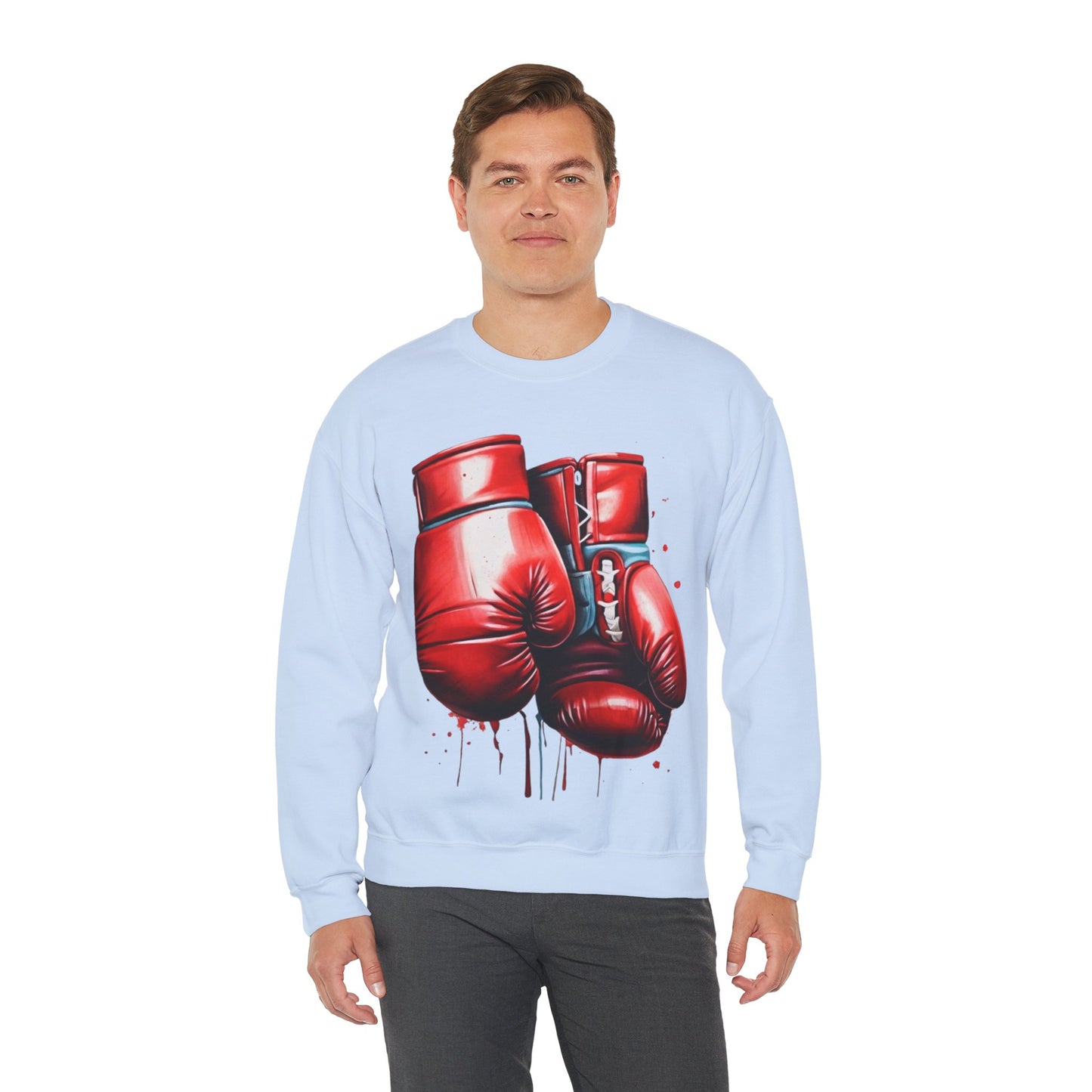 Red Boxing Gloves - Unisex Crewneck Sweatshirt