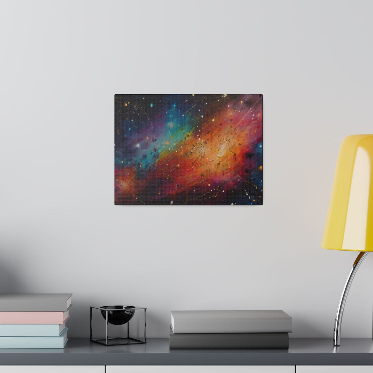 Colourful Messy Constellations Canvas - Matte Canvas, Stretched, 0.75"