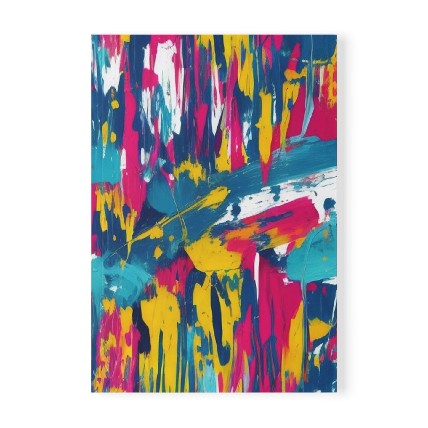 Colourful Messy Art - Softcover Notebook, A5