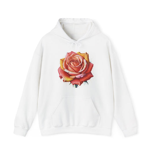 Coral Rose - Unisex Hooded Sweatshirt