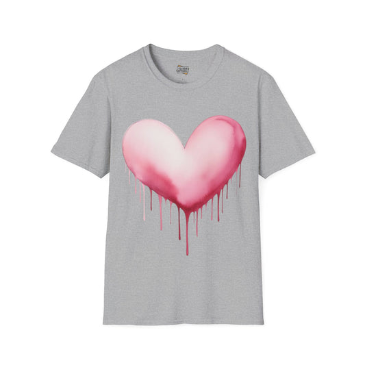 Dripping Love Heart - Unisex T-Shirt